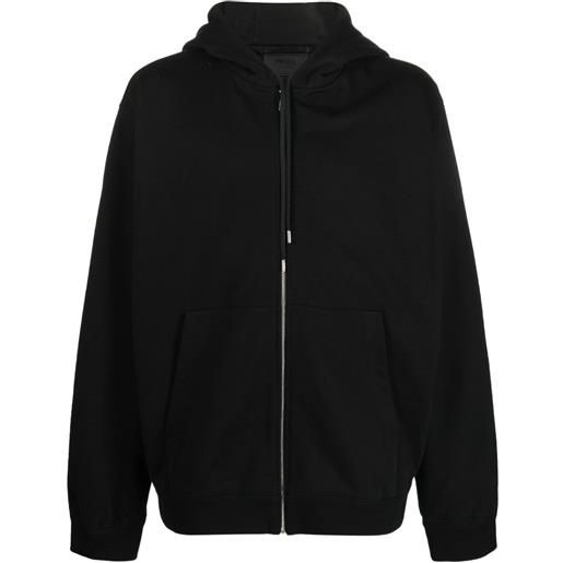 Prada felpa con cappuccio - nero