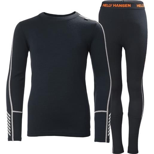 HELLY HANSEN jr lifa merino midweight set intimo termico