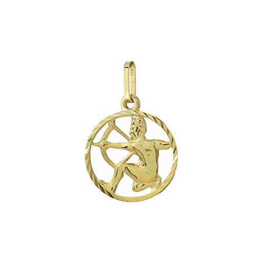 Clearine Collana Sagittario In Argento 925 Con Zirconi Rosa-oro, Ciondolo Zodiacale, Regalo Con Panno - 2