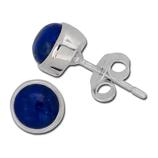 LOKILOKI Orecchini A Lobo Con Libellula In Argento Sterling 925 E Lapislazzuli Rotondi – Gioielli Etnici Donna, Fatti A Mano