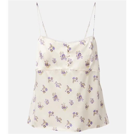 Dorothee Schumacher camisole shiny daydream in raso di seta