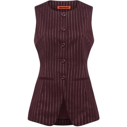 Simon Miller gilet del mar - rosso