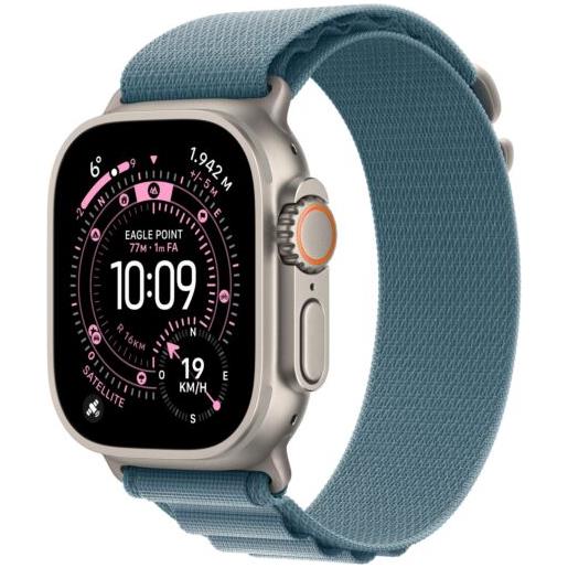 Apple Watch ultra 3 (2025) gps + cellular 49mm natural titanium case alpine loop light blue m eu