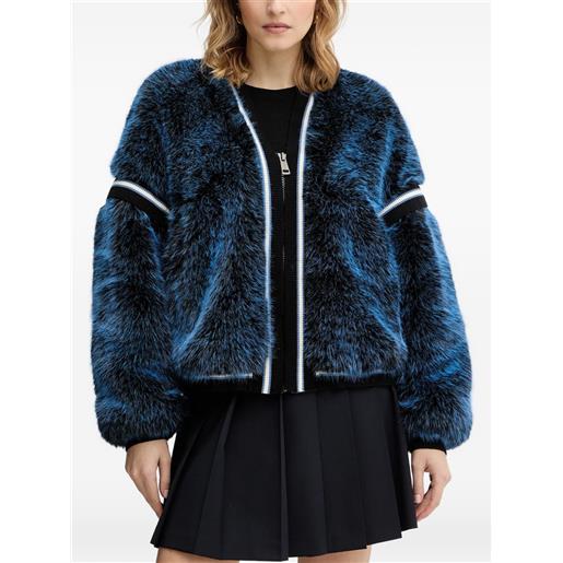 GUESS USA giacca katia con bordo a righe - blu