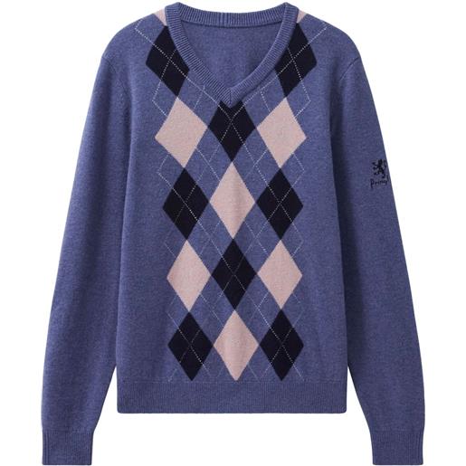 Pringle of Scotland maglione con scollo a v - blu