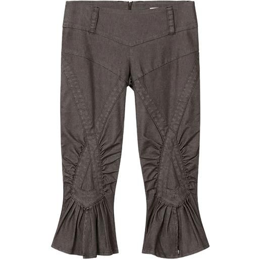 Miss Sixty jeans svasati con ruches - nero