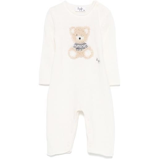 Il Gufo tutina bear - toni neutri