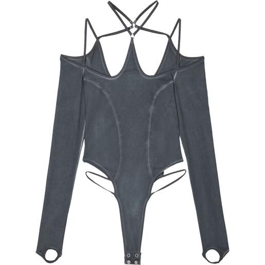 Miss Sixty body con dettaglio fascia - grigio