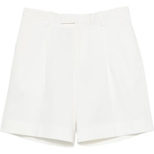 Lardini shorts aramis con pieghe - bianco