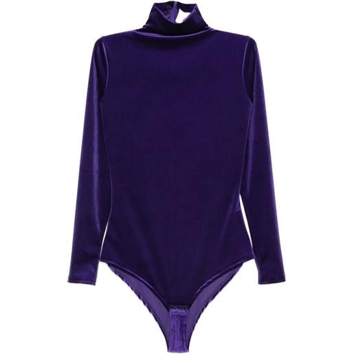 Atu Body Couture body a maniche lunghe - viola