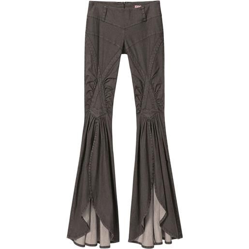 Miss Sixty jeans svasati con ruches - nero