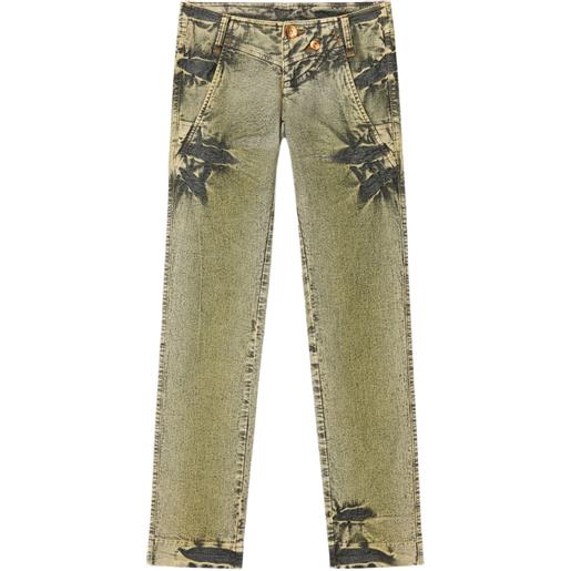 Miss Sixty x knwls jeans con fantasia tie-dye - verde