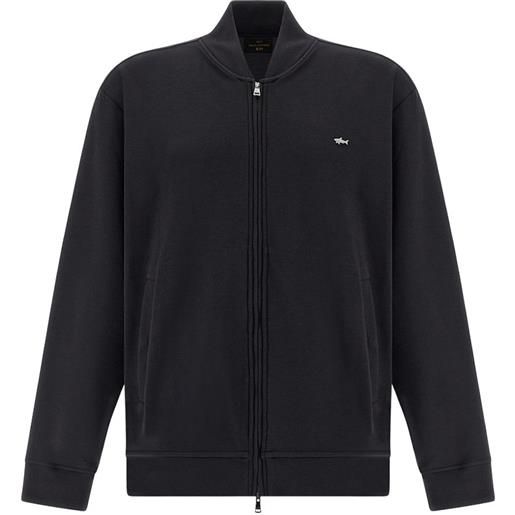 Paul & Shark felpa con zip - nero