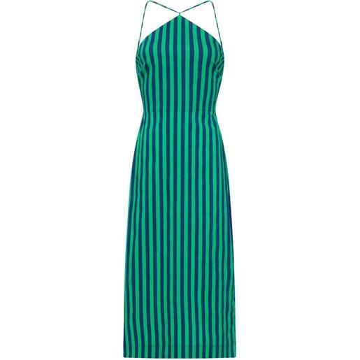 Simon Miller abito lungo kit a righe - verde