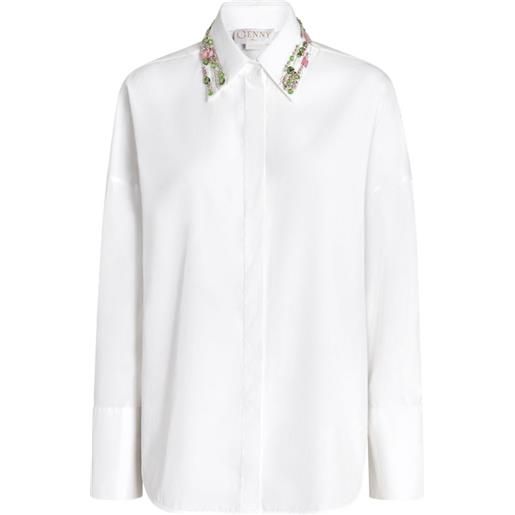 Genny camicia con decorazione - bianco