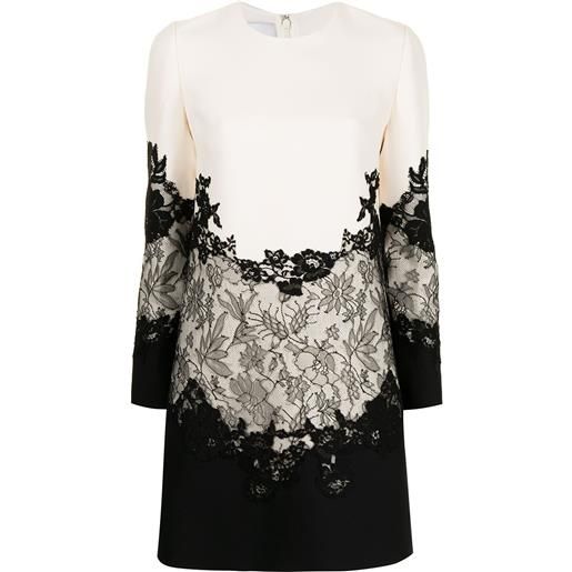 Valentino Garavani abito con pizzo - nero
