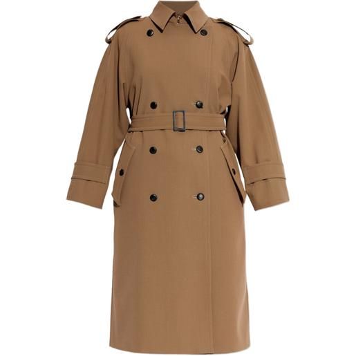 Max Mara trench con bottoni e cintura - marrone