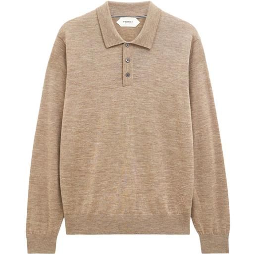 Pringle of Scotland button polo-collar sweater - toni neutri
