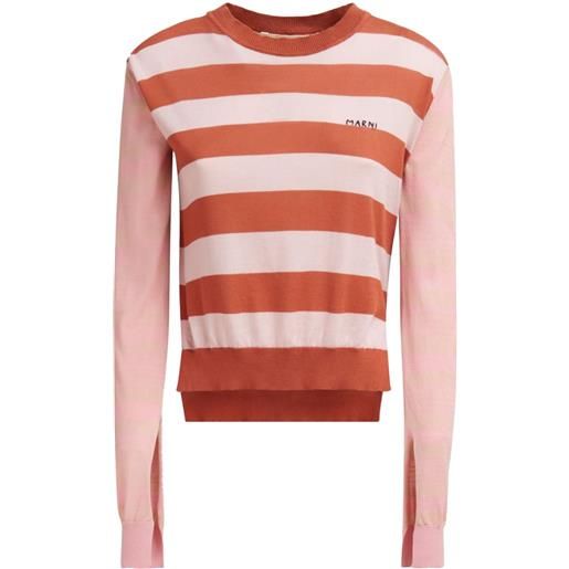 Marni maglione a righe - rosa