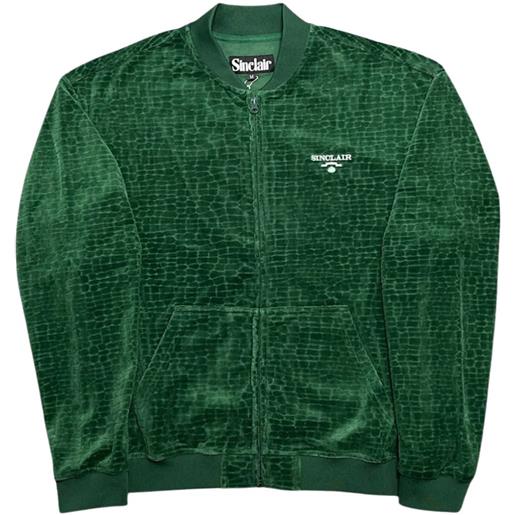 Sinclair giacca sportiva con effetto jacquard - verde