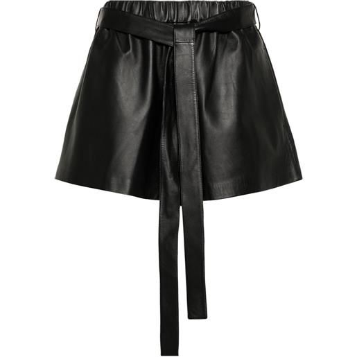RED Valentino shorts con cintura - nero