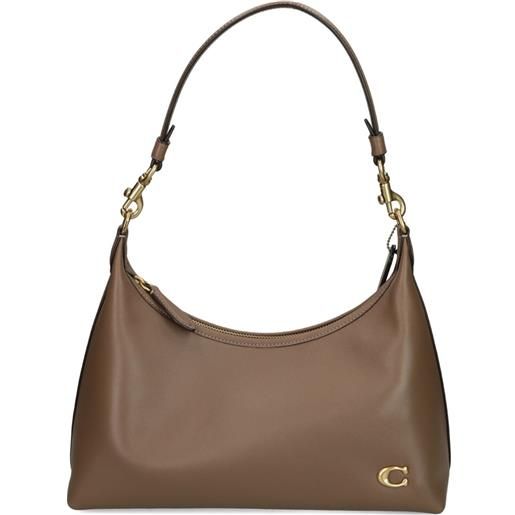 Coach borsa a spalla juliet piccola in pelle - grigio