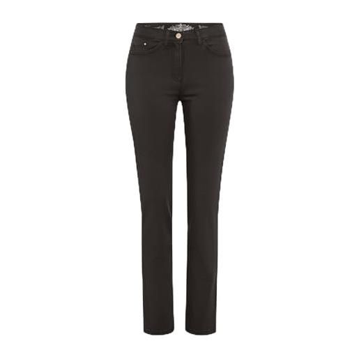 Raphaela by brax lora coloured tencel denim jeans, 52 marrone, 29w x 30l donna