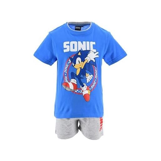 Pacco Da 3 T-shirt Ufficiali Sonic The Hedgehog Per Ragazzi – 100% Cotone Morbido Con Stampe Di Sonic, Tails E Knuckles