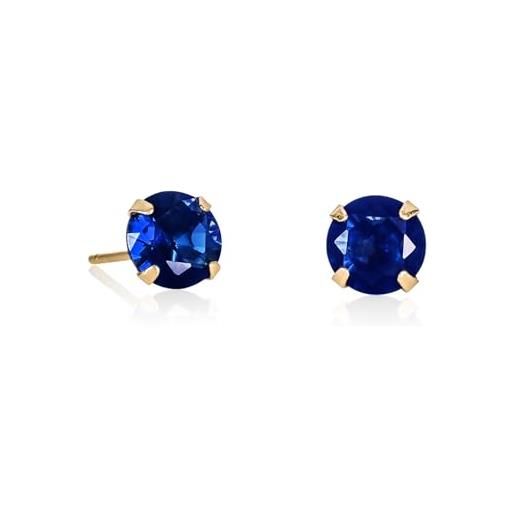 Carissima Orecchini A Cerchio Oro Giallo 9K (375) Con Zirconia Cubica - Gioielli Etici