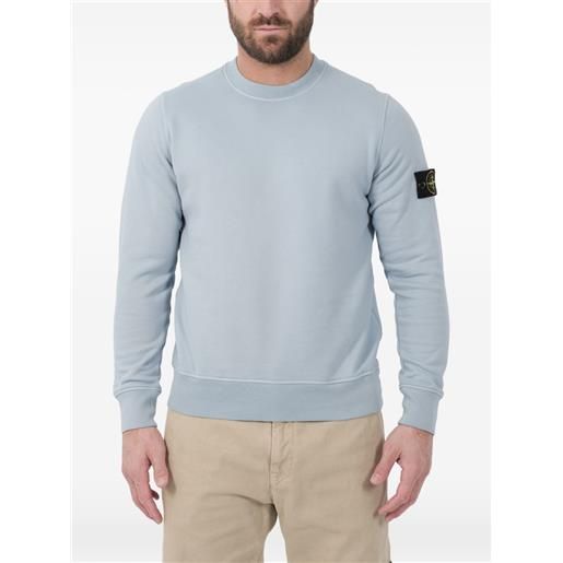 Stone Island felpa con applicazione compass - blu
