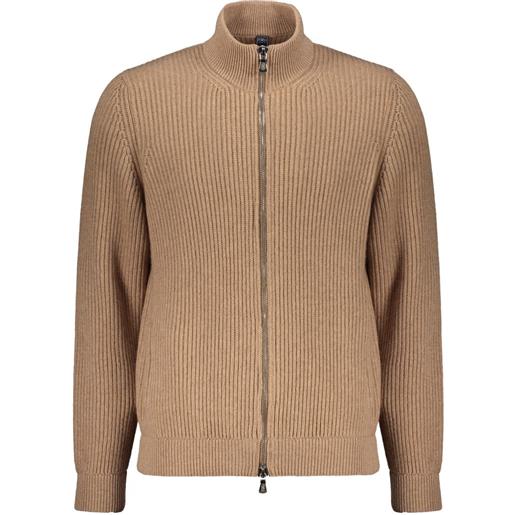 Fedeli cardigan con zip - toni neutri