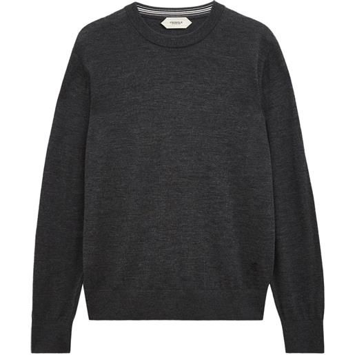 Pringle of Scotland maglione girocollo in lana merino - grigio