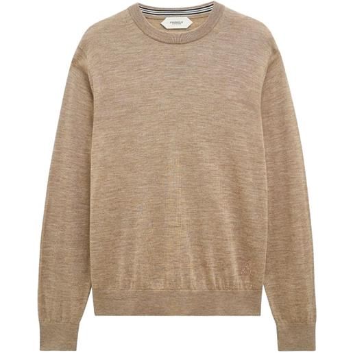 Pringle of Scotland crew neck merino wool sweater - toni neutri