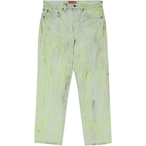 Supreme jeans taglio regular - verde