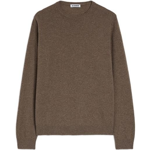 Jil Sander maglione girocollo - marrone