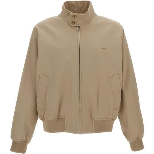 A.P.C. bomber con zip - toni neutri