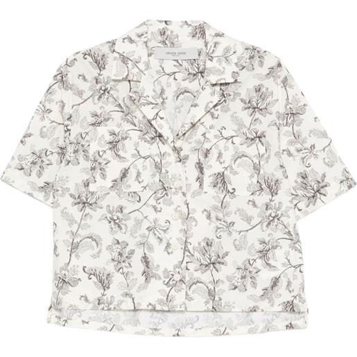 Golden Goose camicia a fiori - toni neutri