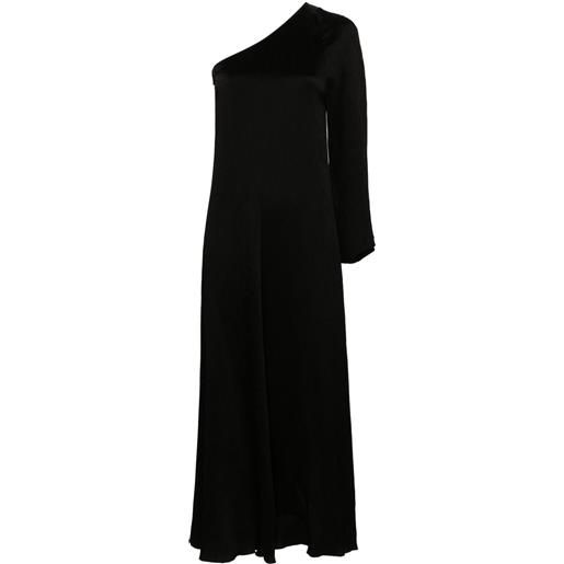 Forte Forte abito monospalla lungo - nero