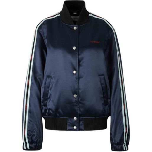 Off-White bomber a righe - blu