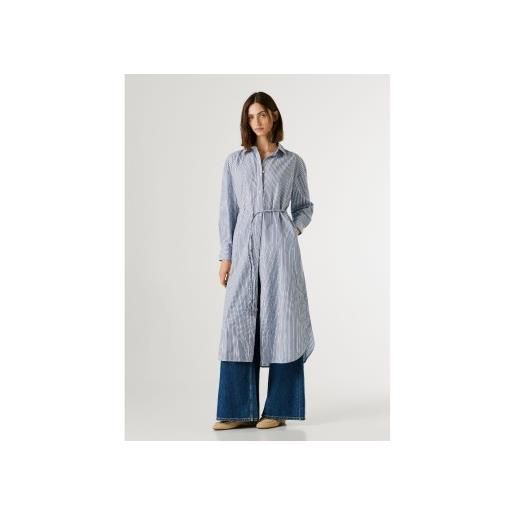 Pepe Jeans per donna. Pl9537786 abito blu balinese [3316827], casual, cotone, manica lunga