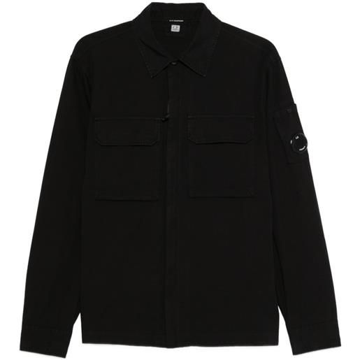 C.P. Company camicia con tasche - nero