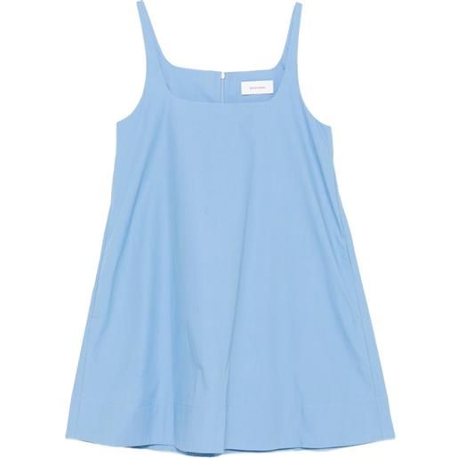 BONDI BORN abito corto avilia con scollo quadrato - blu
