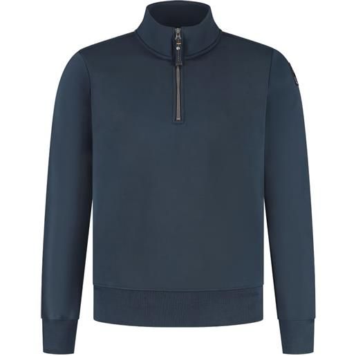 Parajumpers felpa con zip parziale - blu