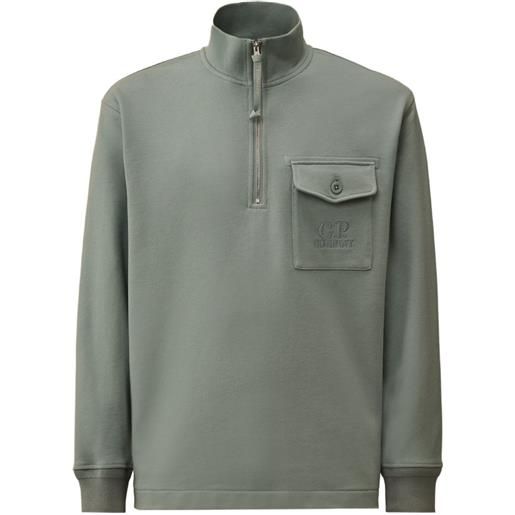 C.P. Company felpa con zip - verde