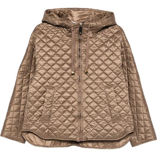 Max Mara giacca con zip - marrone