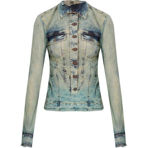 KNWLS top denim halcyon - blu