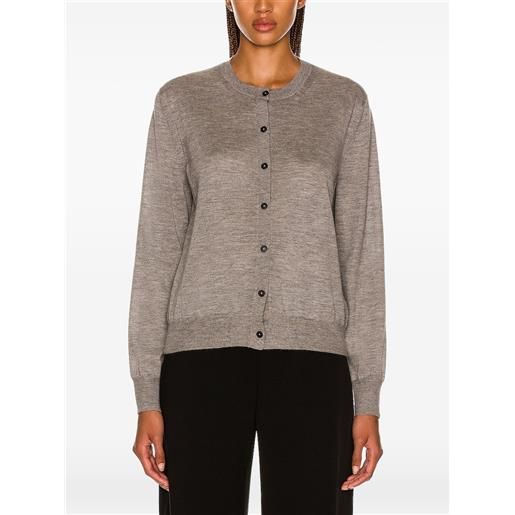 The Row cardigan con bottoni - grigio