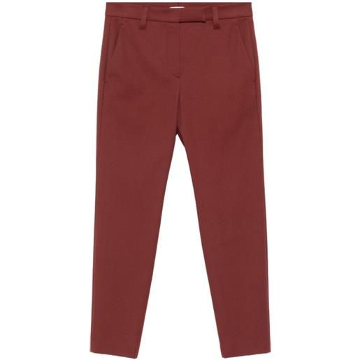 Brunello Cucinelli pantaloni in twill - rosso