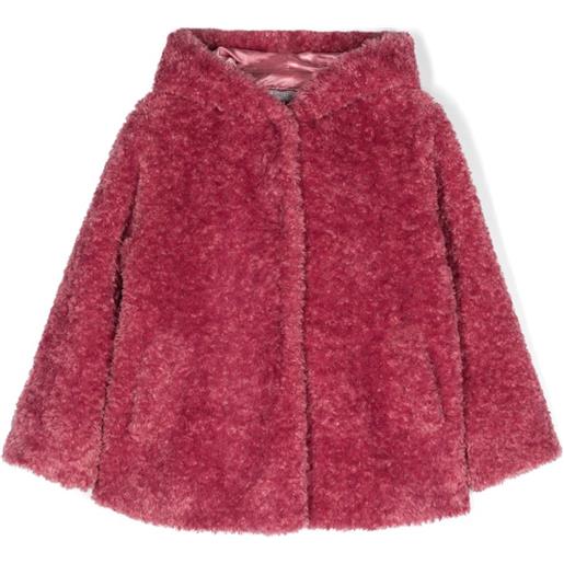 Monnalisa giacca monopetto teddy - rosa