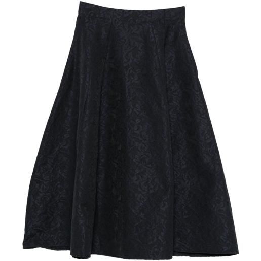 'S Max Mara gonna con zip smmgioia - blu